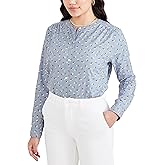 Dockers Womens Regular Fit Long Sleeve Button Down ShirtButton Down Shirt