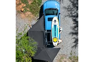 TOPOAK 270 Car RV Awning for Camper - Overland Tent Vehicle Awnings Replacement Canopy Awning, Universal Side Slide Awning for SUV Truck Van Trailer - Driver's Side