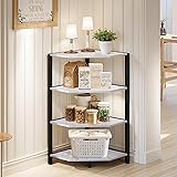 VECELO 4 Tier Corner Shelf Stand, 31" Tall Corner