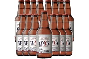 CHROMACAST Lagunitas IPNA 15 Pack Non-Alcoholic IPA Brew - Dealcoholized Craft Beer - 12oz Bottles - Citra, Mosaic, and CTZ hops sourced from Yakima Valley