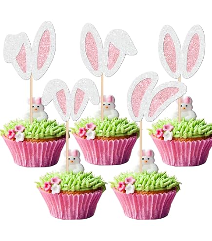 24 Pcs St Patrick's Day Cupcake Toppers - Shamrock, Leprechaun Hat, Horseshoe & Pot Of Gold Decorations - View #7
