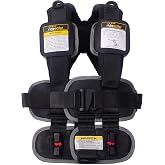 RideSafer Travel Vest Gen 6 - Small (26.5-50 lbs) - Black - Lightweight Portable Child Safety Car Seat for Travel, Rental Cars, Rideshares