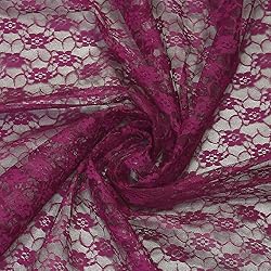 MDS Pack of 40 Yard Bridal Solid Raschel Lace
