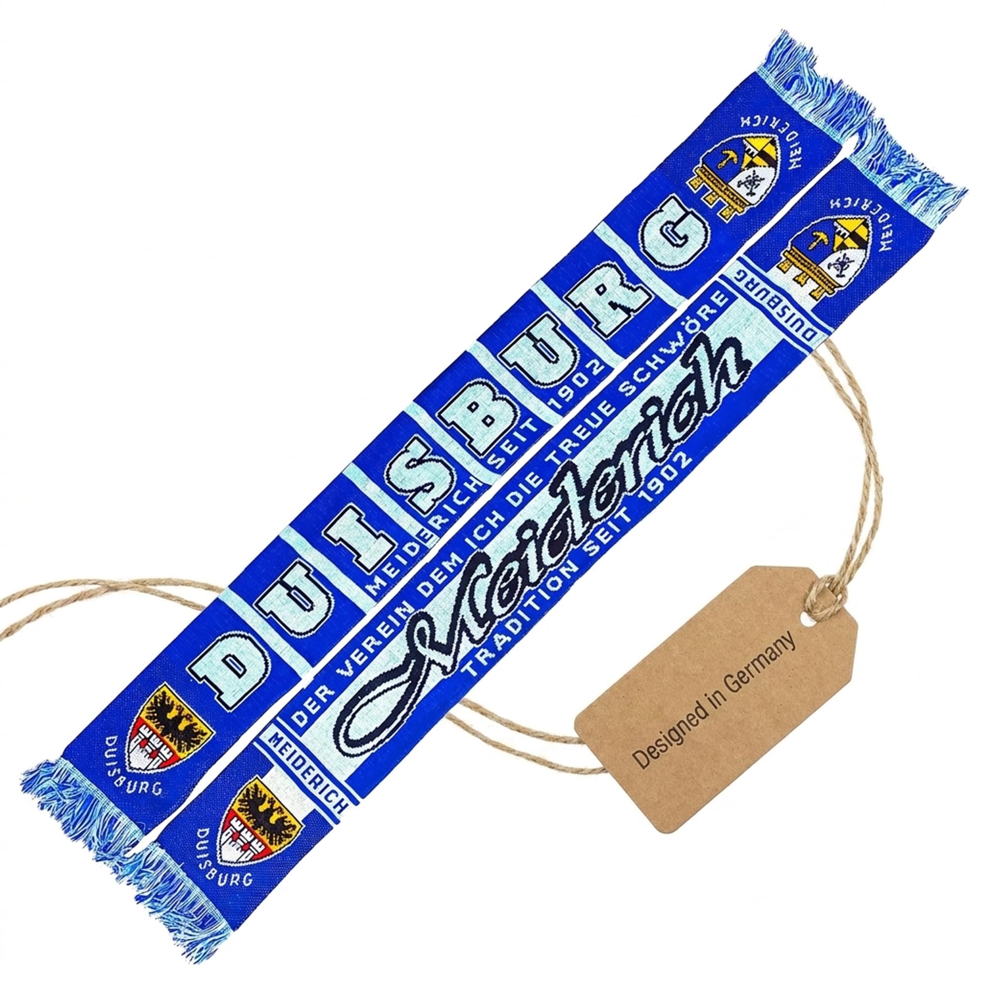 Duisburg MSV Scarf Meiderich Scarf Fan Scarf Football Scarf
