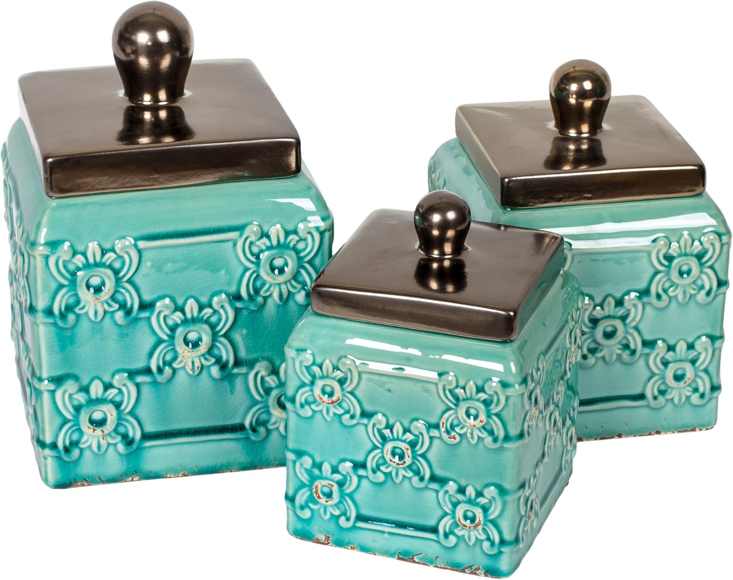 Best Teal Canister Sets For Kitchen Counter