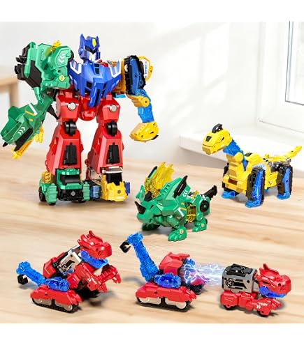 Huevo De Dinosaurio Transformable - Robot De Juguete Grande Que Cambia De Huevo A Dinosaurio, Para Niños Y Niñas De 3 A 12 Años