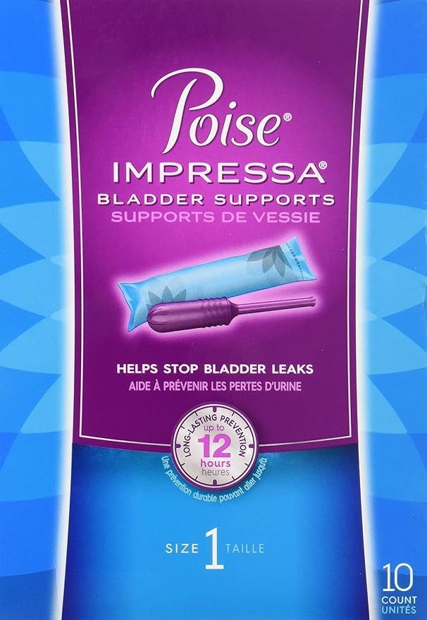 Health Life Poise Impressa Incontinence Bladder Supports Size 1, 10