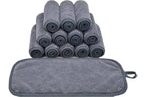 BloomSesame Makeup Remover Cloths for Face, Eye, Lips - Reusable Makeup Remover Pads Soft Microfiber Facial Cleansing Cloths 