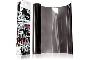 VViViD+ Ultimate Headlight Taillight Tint Vinyl Wrap (16" x 10ft, Light Smoke)