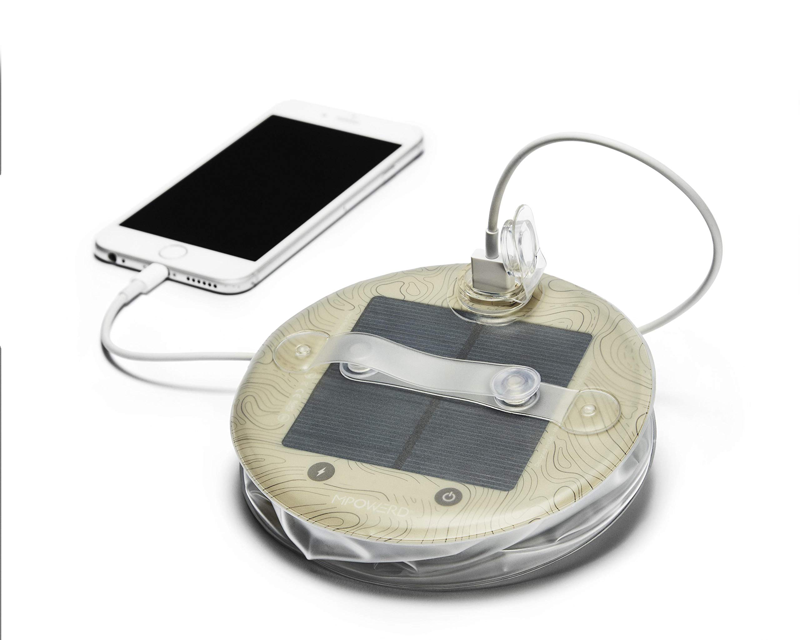 Photo 1 of MPOWERD Luci Pro Lux: Solar Inflatable Lantern + Phone Charger, 135 Lumens LEDs, Lasts Up to 50 hrs, Rechargeable Battery via Solar or USB, Waterproof, Camping, Backpacking, and Emergency Kits