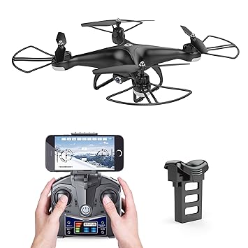 Holy Stone HS110D FPV RC Drohne mit 720p HD Kamera live übertragung,WiFi Camera,RC Quadrocopter ferngesteuert mit Höhenhaltun