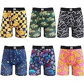 Warriors & Scholars Chafe Safe Pouch Boxer Briefs For Men 6 Pack Of 6, Moisture-Wicking, Buldge Enhancing Mens Underwear