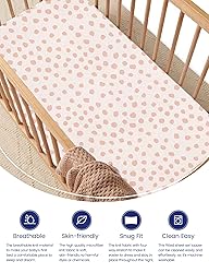 TotAha Premium Stretchy Crib Sheets