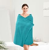 Utopia Towels 4 Piece Bath Towel Set 69x137 cm 100% Ring Spun Cotton Turquoise view 6