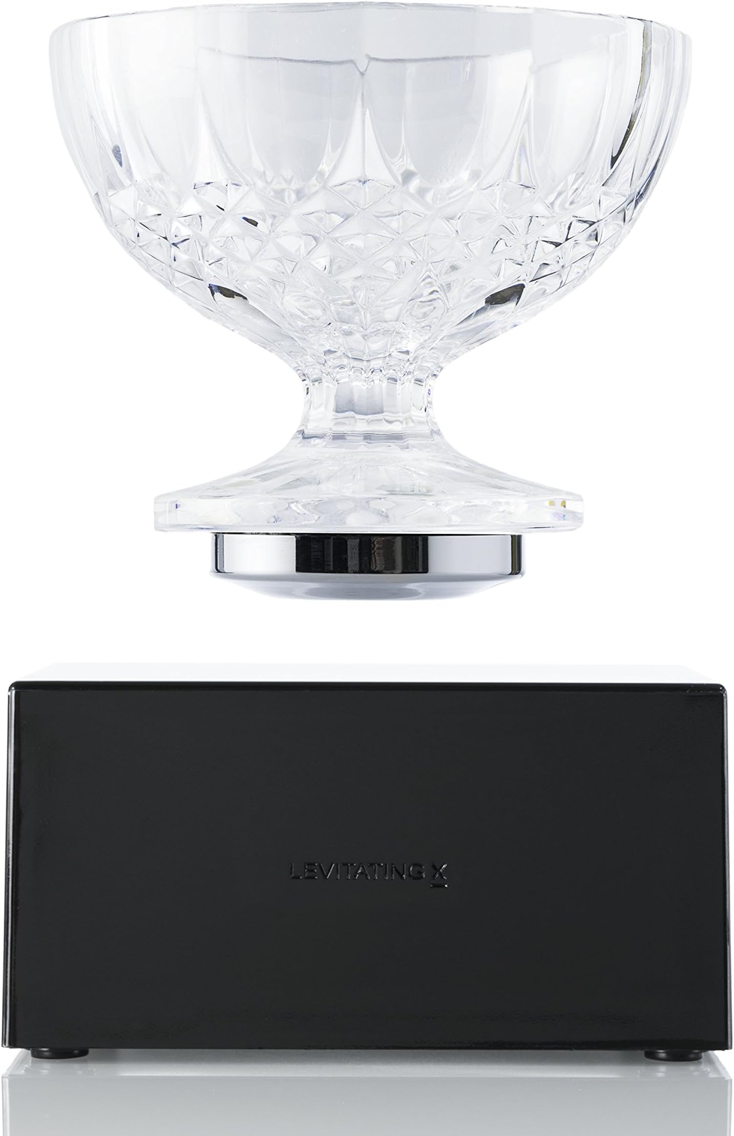 Levitating X Cup For Entertaining And Presentation - Wireless Dessert Black Base