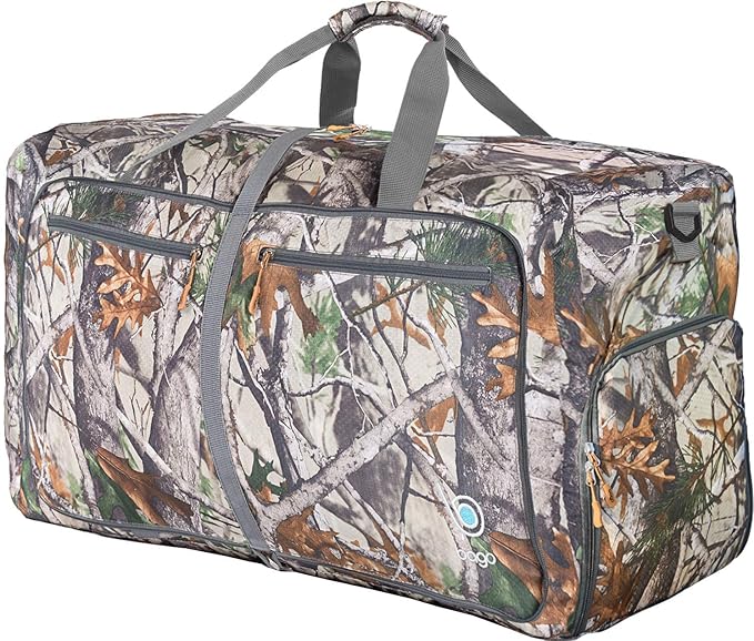 Bago Reisetasche Sporttasche für Männer und Frauen - 60L - 80L Duffle Bag mit schuhfach für Gepäck, Weekender, Travel, Gym, t