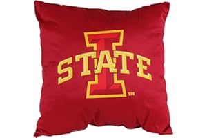College Covers Everything Comfy Iowa State Cyclones 16" Decorative Pillow Reversible 2 Unique Sides
