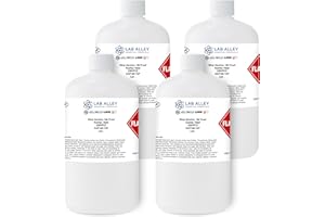 LAB ALLEY Ethanol 190 Proof (95%) Non-Denatured Alcohol, USP/FCC Food Grade, Kosher-1 GAL(Sold as 4 Quart)