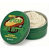 Whipped Shea Butter for Body, Skin & Hair | Eczema, Dry Skin, Stretch Marks | African | 7oz | Packaging May Vary
