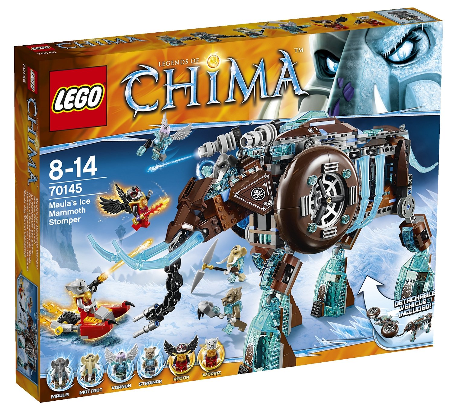Mua Legends Chima Maulas Ice Mammoth Stomper (70145) by LEGO trên ...