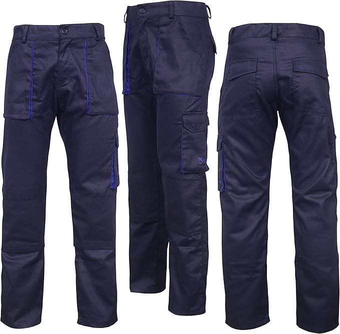 navy blue cargo work shorts
