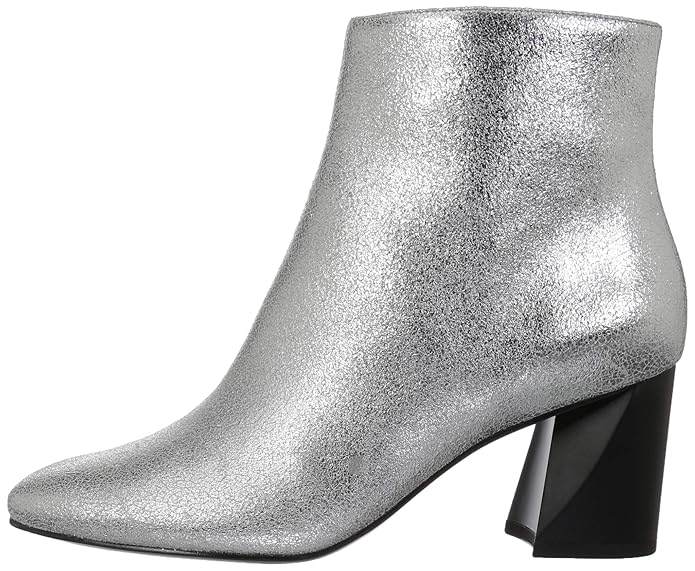 hadlee heeled boot silver