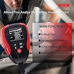 eOUTIL 12V Car Battery Tester, Auto Battery Load