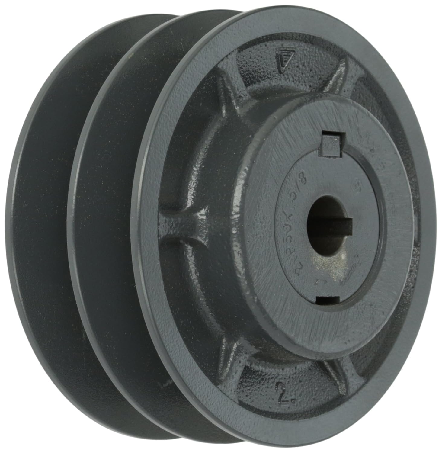 Finished Bore 2 Groove Browning 2VP50X5/8 Variable Pitch Sheave for 3L