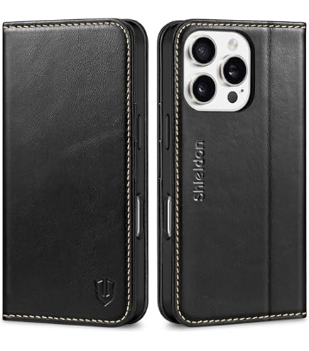 iPhone16pro フォリオ Amazon.com: SHIELDON Case for iPhone 16 Pro Max 5G 2024
