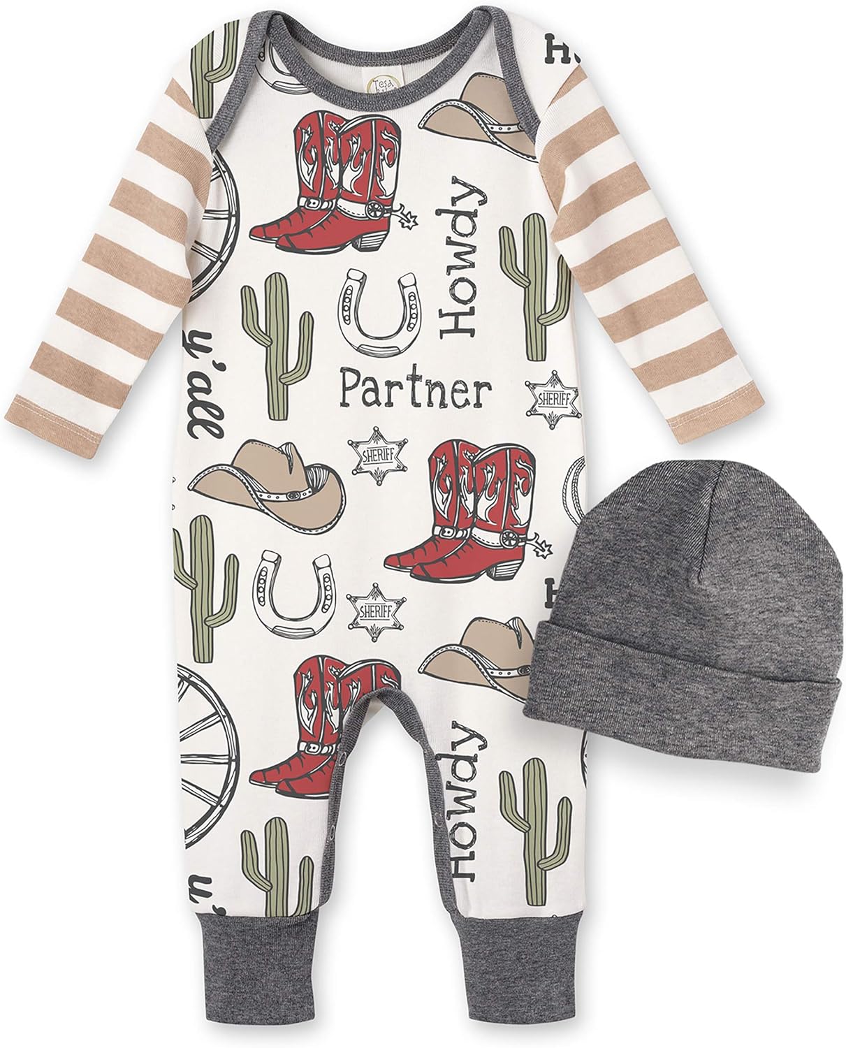 Tesa Babe Baby Boy Clothes Soft Cotton Romper Bodysuit Gift Set Jumpsuit Outfit