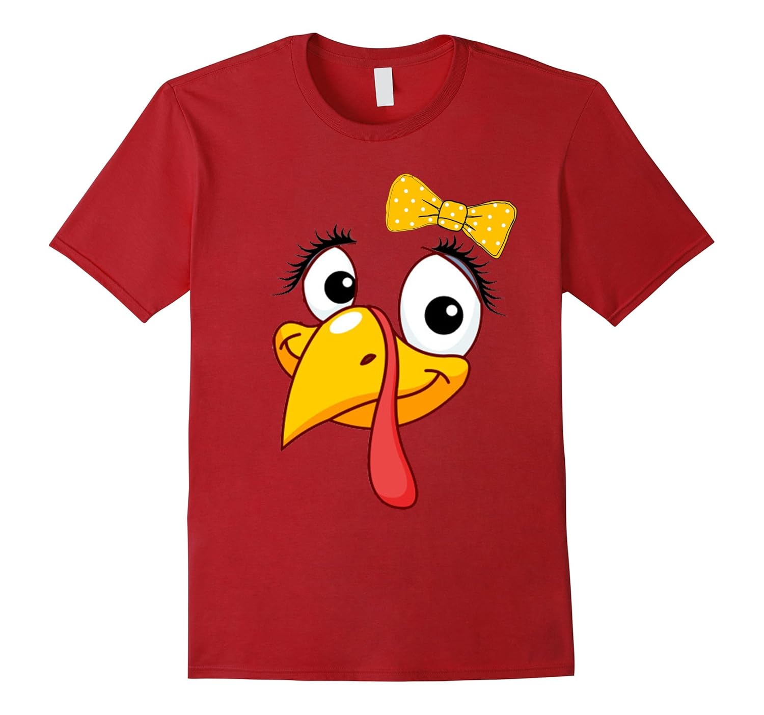 Turkey Face Shirt Turkey Trot Thanksgiving Shirt Funny-Rose