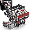 Mould King 10130 V8 Engine Model kit That Runs - Build Your Own STEM V8 Model Engine for Adults, 8-Cylinder Engine kit 3.9-Li