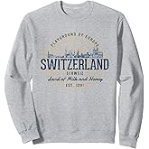 Vintage Switzerland Retro Sweatshirt
