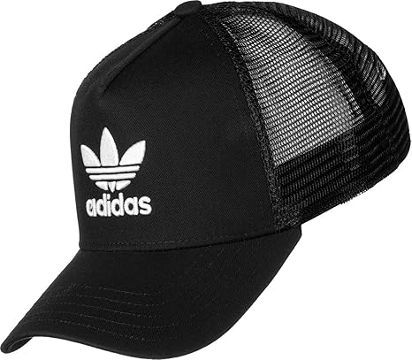 adidas trefoil trucker cap black