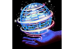 UOYHXQ Flying Orb Ball Easter Gifts, 360° Hover Orb Hand Controlled Mini Drone Cosmic Cool Globe Toy, Easter Basket Stuffers Cool Stuff Toy for Kids, Outdoor Indoor Galactic Flying Ball Fidget Spinner