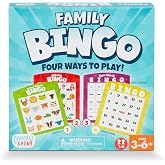 Chuckle &amp; Roar Family Bingo Game, Bingo Game for Kids, Sight Words, Ages 4+ | Educational Bingo Game for Kids Ages 3&ndash;6+ | Four Games in One: Animals, Alphabet, Sight Words &amp; Numbers | 1&ndash;6 Players