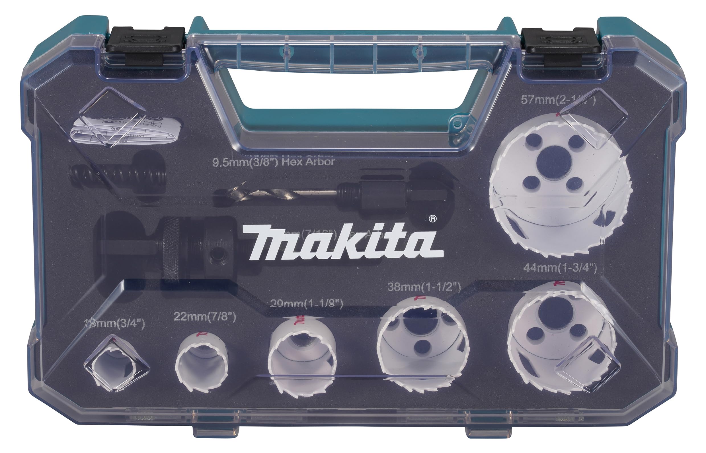 Makita D-47117 Plumbers Hole Saw Kit (6-Piece)