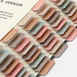 Mr. Pen- Bible Tabs, 75 Tabs, Spring Palette, Gold