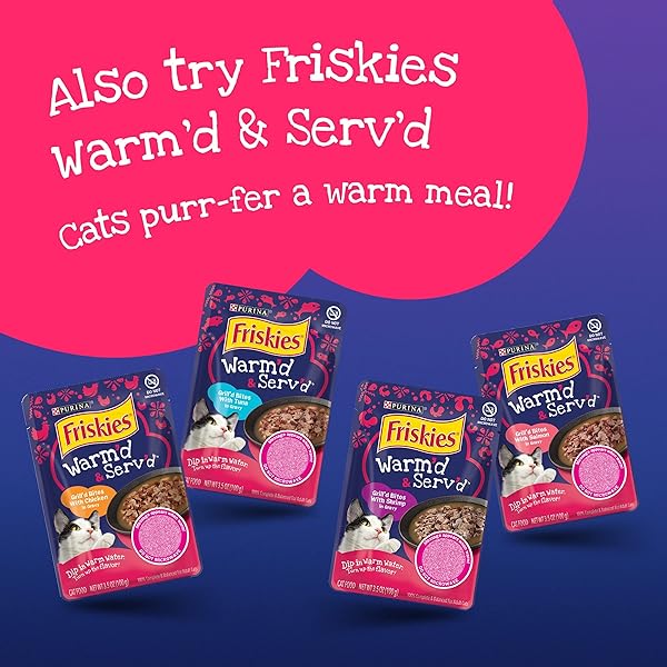 FRISKIES SAVORY SHREDS WITH OCEAN WHITEFISH & TUNA IN SAUCE CANNED CAT FOOD 24 – 5.5OZ CANS