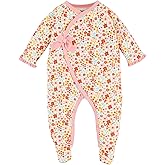 Mud Pie baby-girls Mud Pie Baby Fall Floral Sleeper