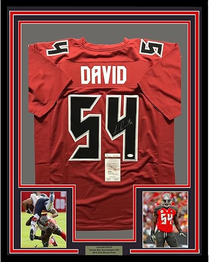 Framed Autographed Signed Lavonte David 33x42 Tampa Bay Buccaneers