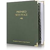 Thoughtful End-of-Life Planner Binder - Complete & Easy-to-Use Organizer for Peaceful Preparation, Final Wishes, Estate & Death Planning - All Your Essential Emergency Documents in One Place