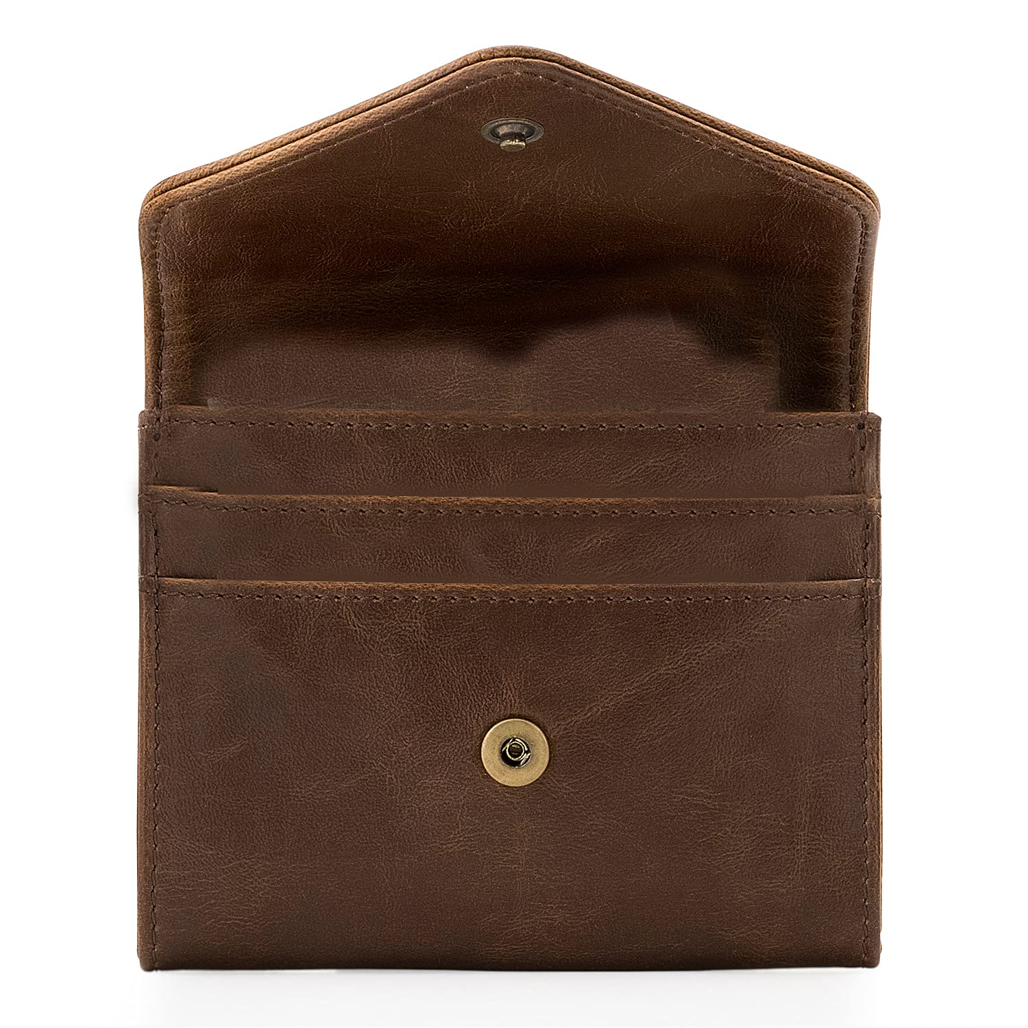 Otto Angelino Leather Coin and Credit Card Organizer - RFID Blocking – Unisex