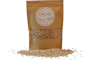 Non-GMO Organic Hulled Barley | 100% Organic | The World’s Finest Barley | Grown in the Rocky Mountains | Non-Irradiated | Resealable Packages | Cache Harvest Co. Premium (16 Ounces)