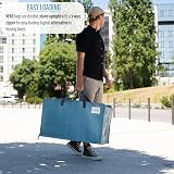 Venо 6 Pack Heavy-Duty Oversize Storage Bags with Zips Light Blue 102L view 3