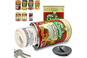 AZ-HOMEY Fake Soup Can Diversion Safe - Keep Your Valuables Safe - Storage Home Security - Spaghetti and Meatballs