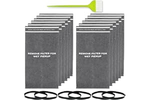 WHI-GN 12 Pack 38737 Replacement for Craftsman 2.5 Gallon Shop Vac Filter Bags, compatible with CRAFTSMAN 2 to 2.5 Gallon Wet/Dry Vacuums and 5 Gallon Powerhead Bucket Vac, Part 9-38737 / CMXZVBE38737