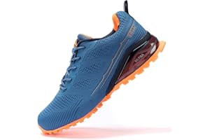 Kricely Men's Trail Running Shoes Fashion Walking Hiking Sneakers for Men Tennis Cross Training Shoe Outdoor Snearker Mens Casual Workout Footwear