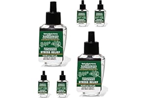 Bath & Body Works Eucalyptus Spearmint 6-Pack Wallflowers Sampler, 0.8 fl oz / 24 mL Each