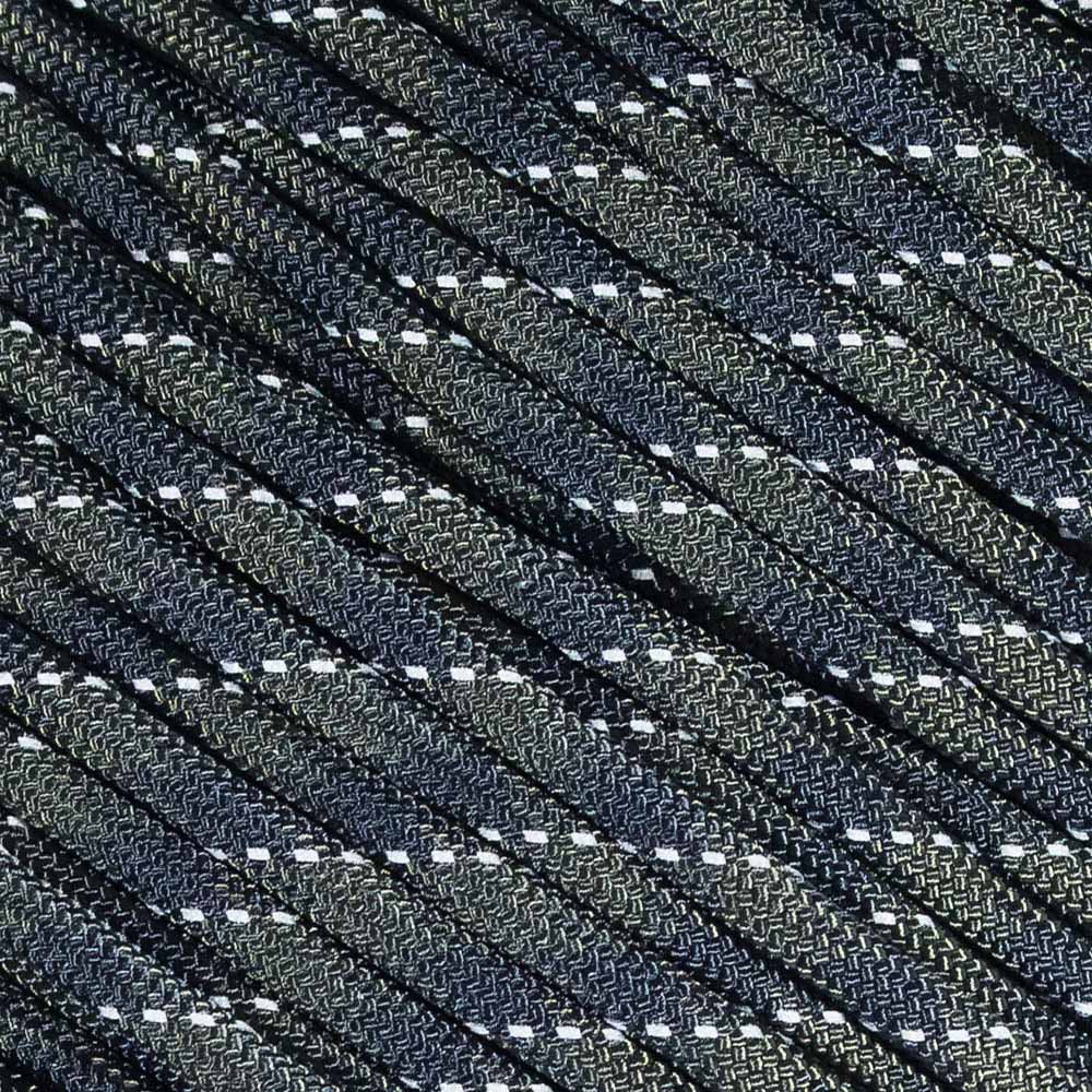 Fluorescent Reflective 550 Type III Guyline Tent Rope Camping Survival Cord High-Visibility Paracord- Rot and UV Fade Resistant (Reflective Camo Pattern, 100 Feet)